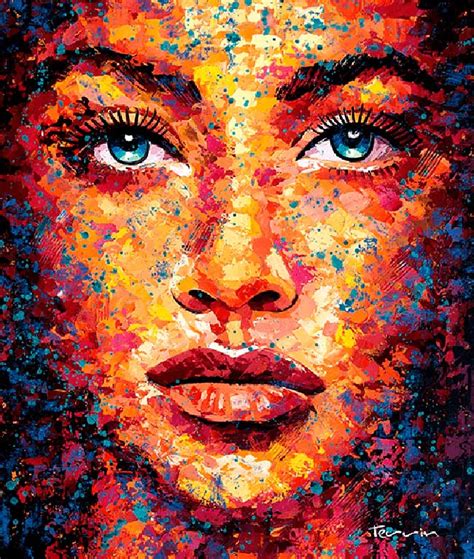 Użycie wody jako rozpuszczalnika to brak przykrego zapachu podczas malowania oraz szybkie wysychanie. Portraits Réalistes à l'Acrylique dans une Palette Eclaboussante - MaxiTendance