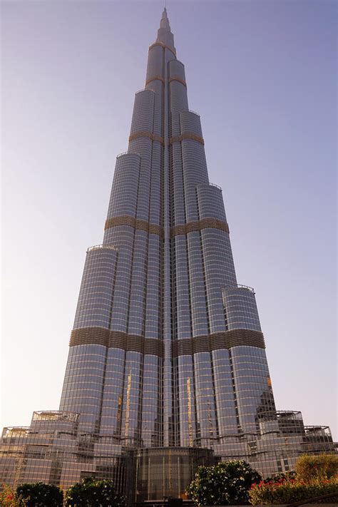 Burj Khalifa In Close Up Early Evening By Rosemary Calvert