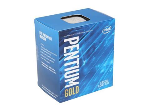 Intel Pentium Gold G5500 Coffee Lake Dual Core 38 Ghz Lga