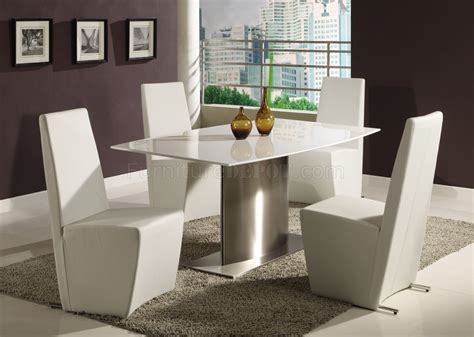 Modern Dining Room Table Wwhite Marble Top And Steel Base