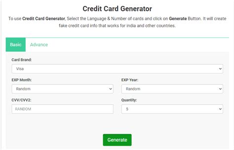 Bin generator tool generates valid credit card details and bin codes with all the details such as name, address, expiry date, and cvv code. Top 9 Websites & Tools Generate Fake International Credit Cards - TechyEverything