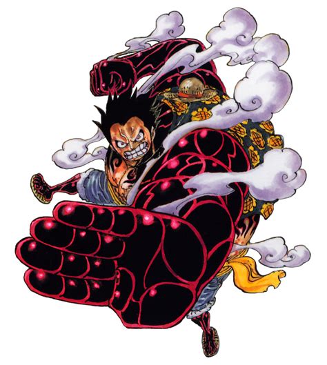 No.4leader of the straw hat pirates. The gallery for --> One Piece Luffy Gear 4