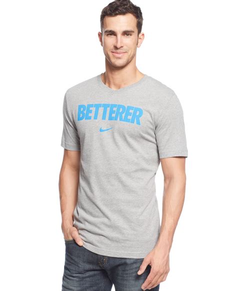 Lyst Nike Roger Federer Betterer V Neck T Shirt In Gray For Men