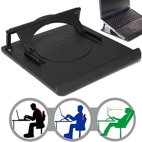 Swivel laptop stand for desk laptop holder with 360° rotatable swivel base, easier to share. Laptop Holder Cooling 360° Rotation Stand Mount Notebook ...