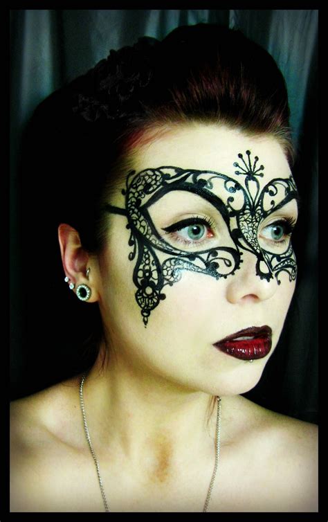 Henna And Mask Combined Makeup Carnaval Masquerade Makeup Masks