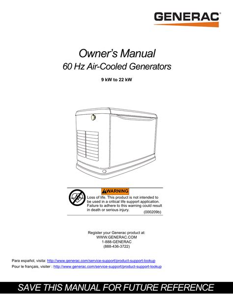 Generac 22 Kw G0070422 User Manual Manualzz