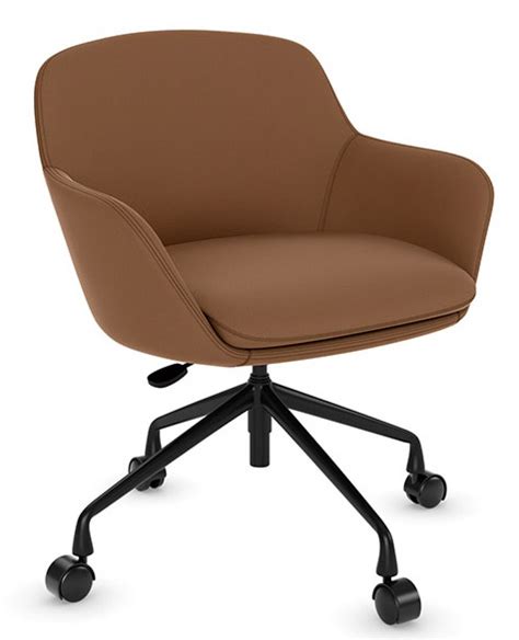 Brown Contemporary Office Chair Noel By Harmony Collection Madison