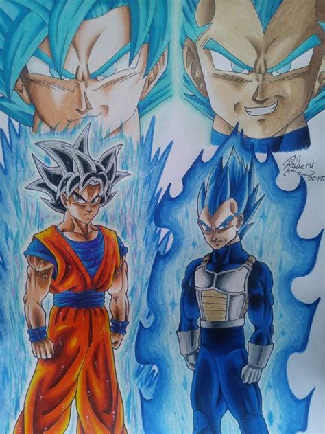 Goku Drawing Vegeta Dragon Ball Z Goku And Vegeta Drawing At