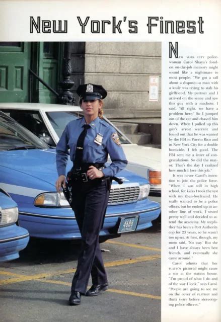 PLAYBOY AUGUST 1994 Nude Female NYPD Playmate Maria Checa 3 95