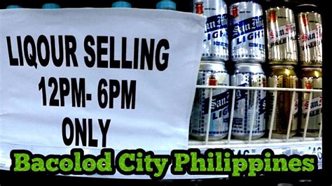 The lifting of the ban on the sale of alcohol has been applauded by many on social media and within the industry, but there are still some restrictions on where and when it can be sold. ALCOHOL BAN IS PARTIALLY LIFTED /Bacolod City Philippines ...