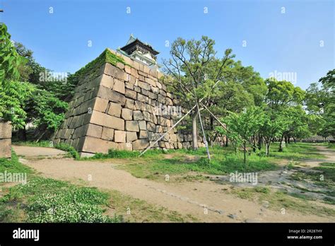 Osaka Castle Buried And Hidden Kuruwa Stock Photo Alamy