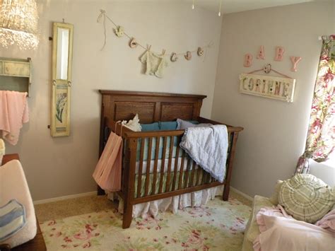 Vintage Eclectic Girls Baby Nursery Design Dazzle