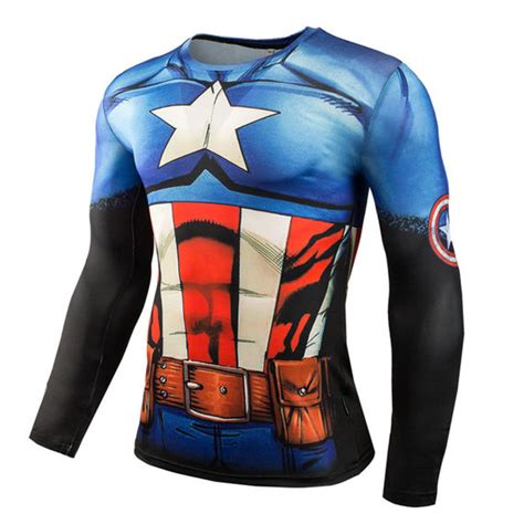 Captain America T Shirt Mens Pkaway