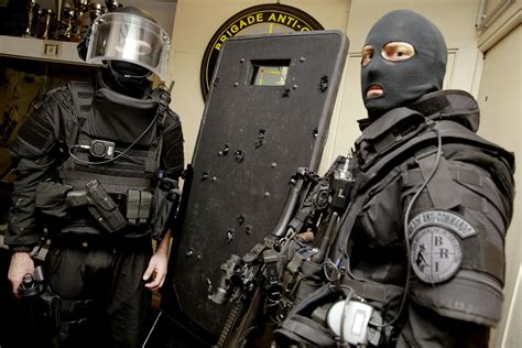 French Police Commandos Of The Search And Intervention Brigade Bri