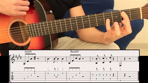 Best Chord On Guitar Add9 Chords Tab Fingerstyle Guitar Lesson