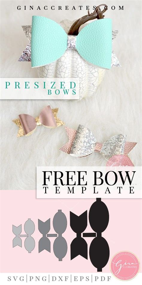 Back paws #stencil #footprint #trail #tracks. Standard Bow | Diy hair bows, Bow template, Bows