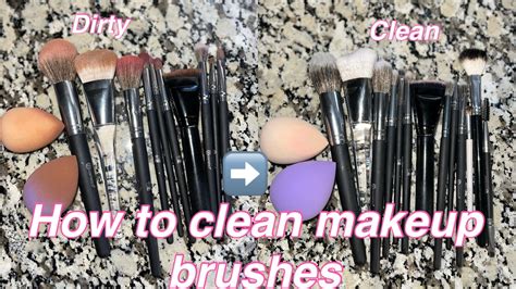 How To Clean Makeup Brushes And Beauty Blenders Youtube