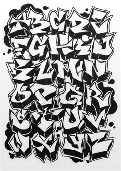 12 Capital Graffiti Alphabet Fonts Images Cool Graffiti Alphabet
