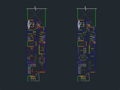 Vivienda Unifamilar En Segundo Piso En AutoCAD CAD KB Bibliocad