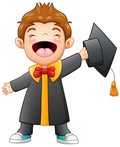 Graduated Boy With Diploma Clipart World