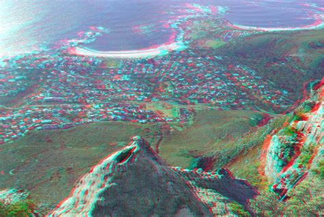 Cape Town Table Mountain In 3d Anaglyph Stereo Red Cyan Flickr