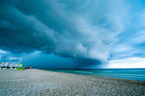 Storm Weather Rain Sky Clouds Nature Ocean Sea Wallpaper 4256x2832
