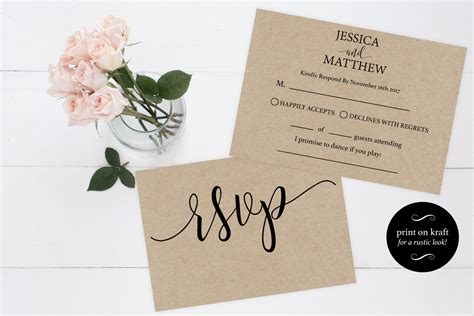 Place the rsvp envelope, so it lays vertically on top of the reception card with the flap of the envelope opening out to the right. RSVP wedding template Wedding rsvp cards rsvp online