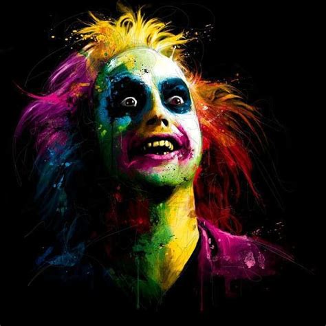 Beetlejuice Colorful Paintings Beautiful Paintings Art Paintings