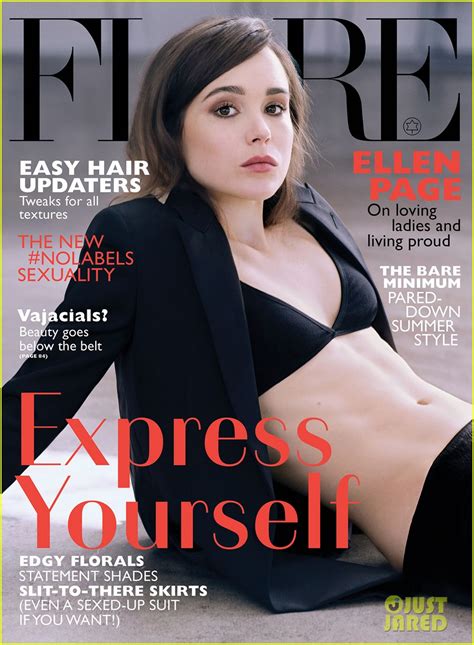 ellen page s amazing six pack abs are on display for flare june 2014 photo 3101639 ellen