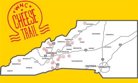 Wnc Cheese Trail Map Map Robbinsville Pisgah National Forest