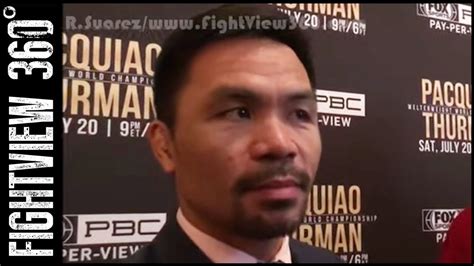 Manny Confident Keith Thurman In For Surprise July 20th Pbc On Fox Ppv