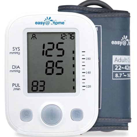 Easyhome Digital Blood Pressure Monitor Upper Arm Large Cuff Pulse