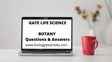 Gate Life Science Botany Previous Questions And Answers