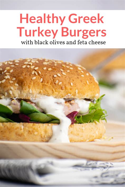 Black Olive And Feta Turkey Burgers Slender Kitchen