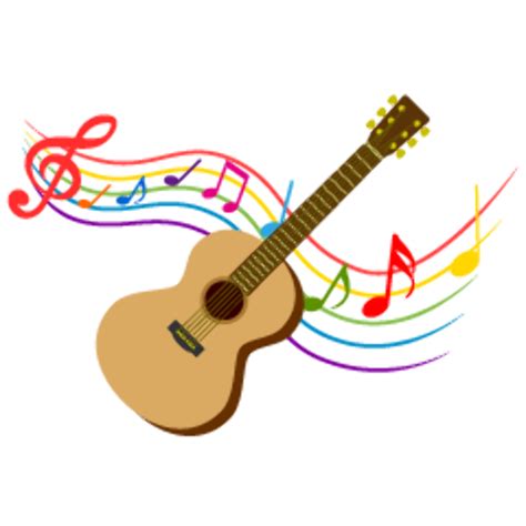 Download High Quality Guitar Clipart Colorful Transparent Png Images