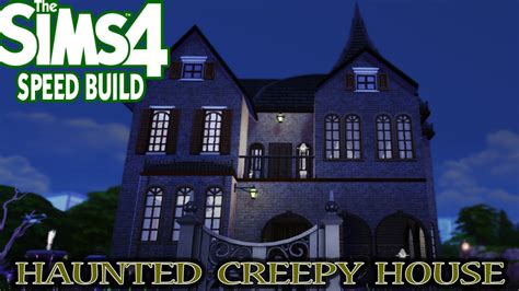 The Sims 4 Home Speed Build ♦ Haunted Creepy House Youtube