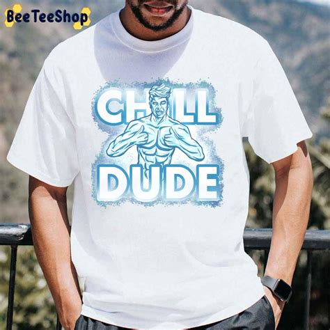 chill dude blue art unisex t shirt beeteeshop