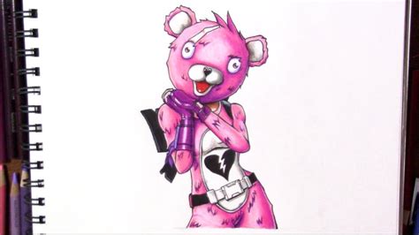 How To Draw Cuddle Team Leader Fortnite Youtube