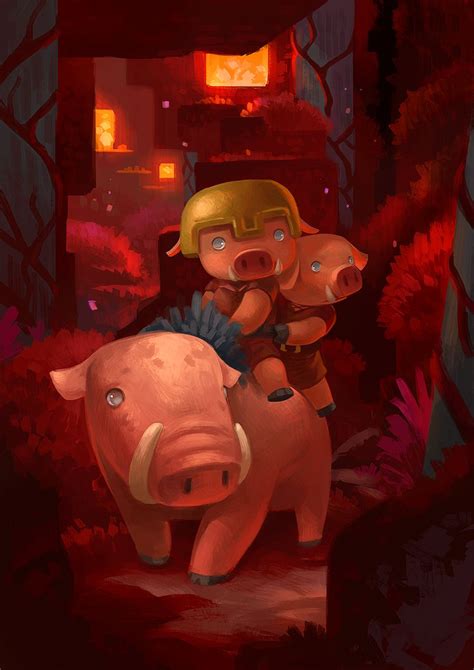 Hoglin And Piglins By Sandara On Deviantart Minecraft
