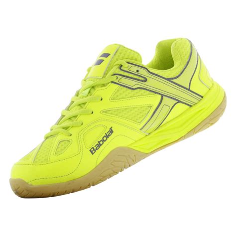 The length of kids badminton rackets usually ranges from 21 inches to 23 inches and weight. Babolat Kids Shadow First Badminton Shoes - Yellow ...