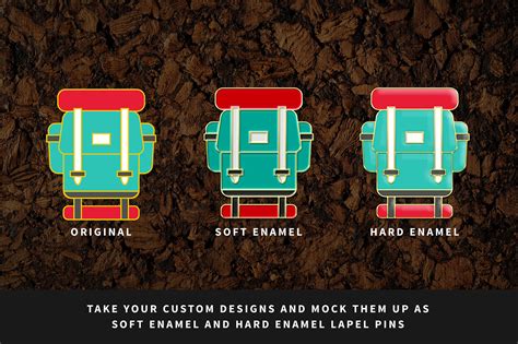 Enamel Pin Photoshop Actions Layer Styles Tutorials Behance