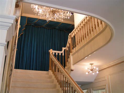 Staircase to the "forbidden" upstairs at Elvis' Graceland Elvis Presley