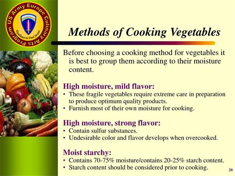 Highlights Food Preparation Methods Ppt Background Food In The World