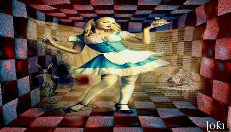 Alice In Wonderland Digital Art By Loki Gwyn