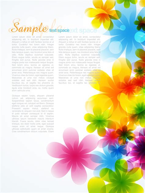 Get Flower Vector Background Pictures