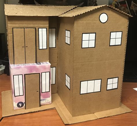 Build A Model Cardboard House 10 Steps Instructables