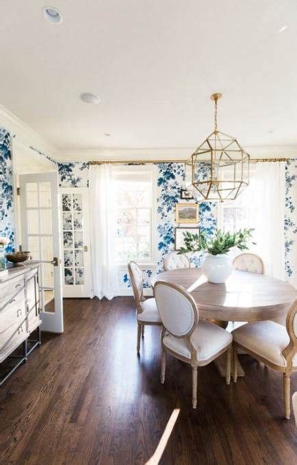 Wall Paper Blue Floral Dining Rooms 34 Best Ideas Dining Room Colors