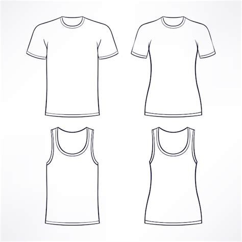 Premium Vector White T Shirts For Men And Women