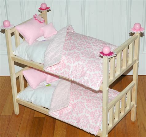 American Girl Doll Bed Doll Bunk Bed Perfectly Pink Fits American