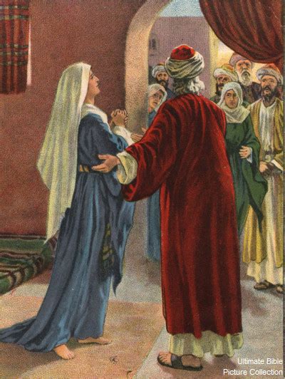 Acts 9 Bible Pictures Peter And Dorcas